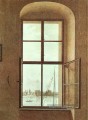Blick vom Maler Studio romantischen Caspar David Friedrich
